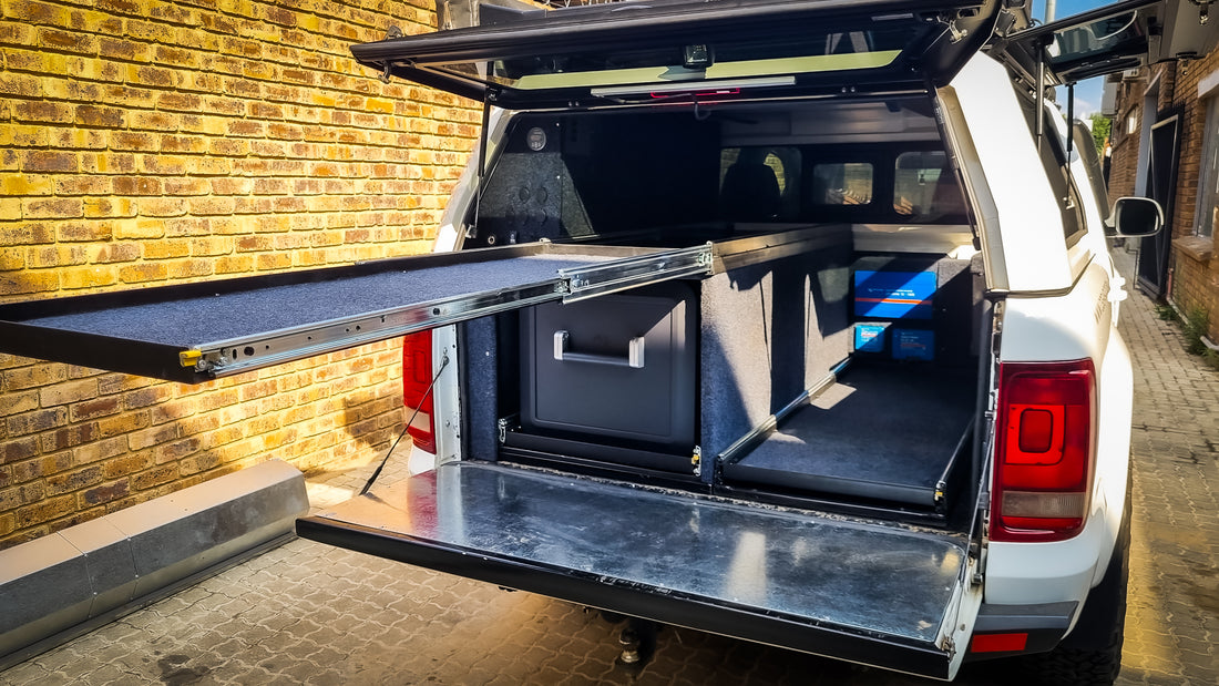 Custom Storage and Drawer System.