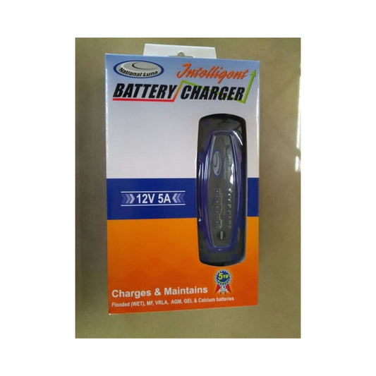 12 Volt 5Amp 8-stage Intelligent Battery Charger National Luna