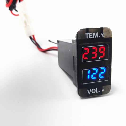 Volt Meter with Temp Gauge - Vigo - Lumeno 277