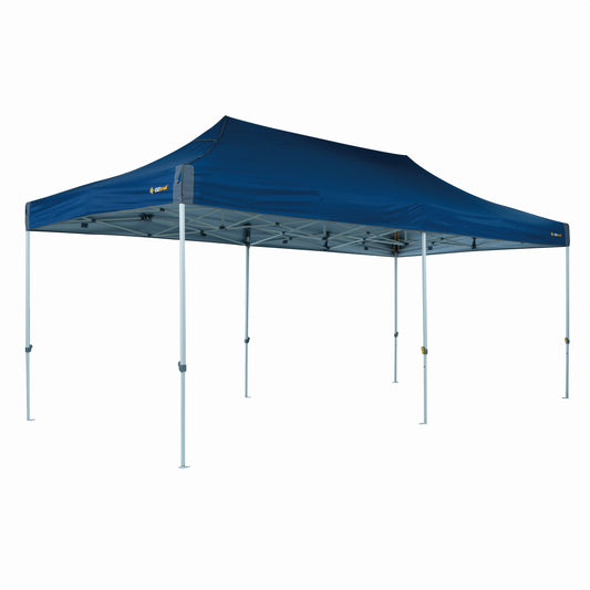 Gazebo OzTrail: Delux 6 Mega 600 x 300cm Blue  [MPG-D60B-D] - Seagull