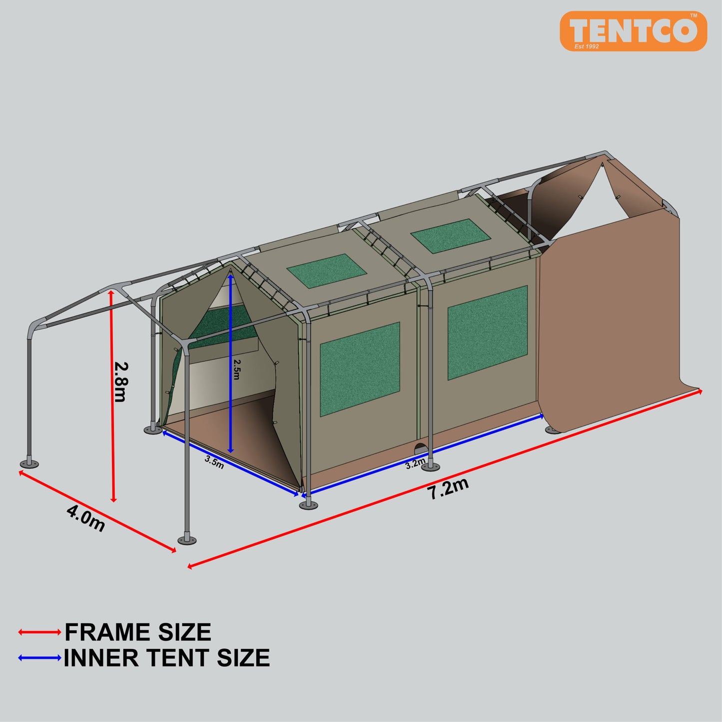 Oasis 2 Module Wide Body - TENTCO TE093