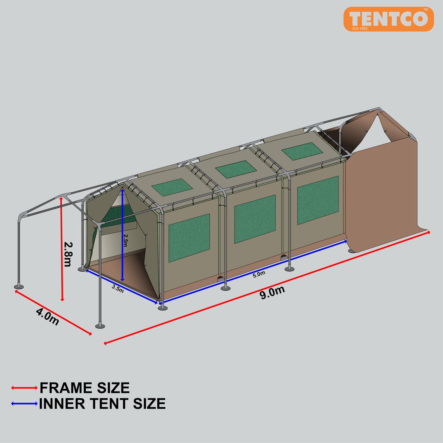 Oasis 3 Module Wide Body - TENTCO TEN095