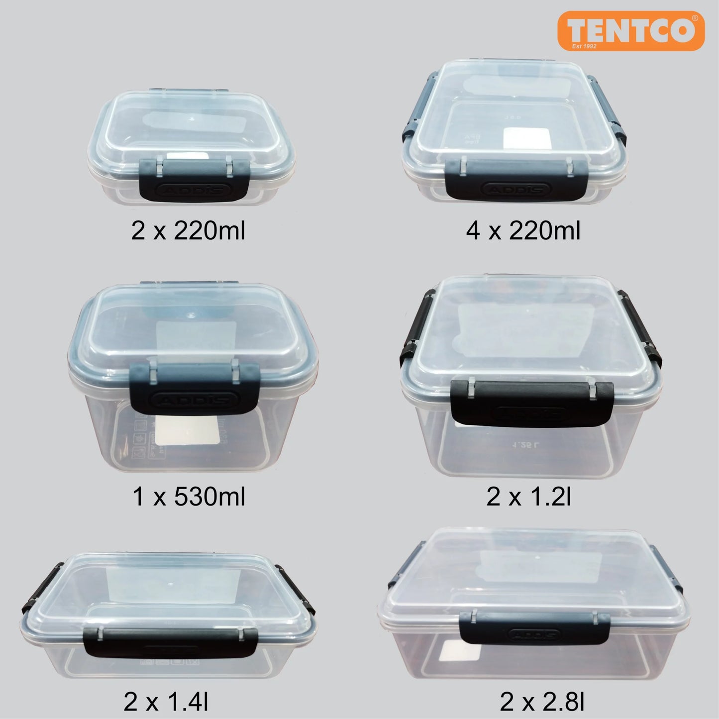 Ammo Tentco Box Bag Container Set[13pc] - Tentco CA027