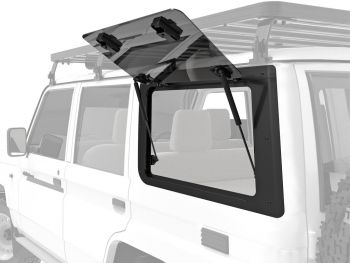 TOYOTA LAND CRUISER 76 GULLWING WINDOW / LEFT HAND SIDE GLASS - BY FRONT RUNNER