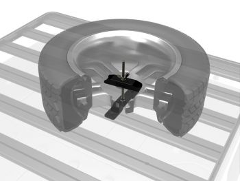 Spare Wheel Clamp / Low Profile - Front Runner SWCL004