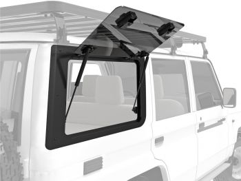 TOYOTA LAND CRUISER 76 GULLWING WINDOW / RIGHT HAND SIDE GLASS - BY FRONT RUNNER