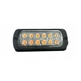 LED Strobe light AMBER DOUBLE ROW 6 WATT