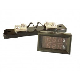 Volt and Amp Meter with Shunt - 100 AMP